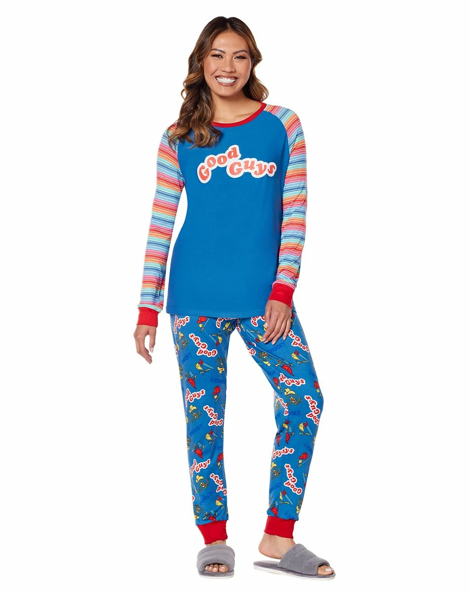 Spirit Halloween Good Guys Chucky Pajama Set 3 Spirit Halloween Good Guys Chucky Pajama Set - Image 3