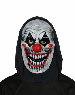 Spirit Halloween Die Laughing Clown Half Mask
