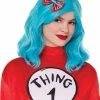 Spirit Halloween Long Thing 1 and Thing 2 Wig - Dr. Seuss