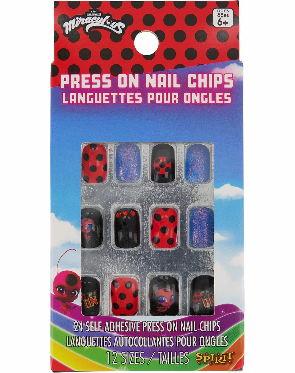 Spirit Halloween Ladybug Press on Nails 2 Spirit Halloween Ladybug Press on Nails - Image 2