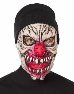 Spirit Halloween UV Light Reactive Funny Bones Half Mask