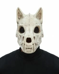 Spirit Halloween Skeletal Wolf Half Mask