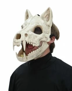 Spirit Halloween Skeletal Wolf Half Mask -Halloween ACCESSORIES store 01581776 d