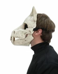 Spirit Halloween Skeletal Wolf Half Mask -Halloween ACCESSORIES store 01581776 e