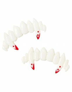 Spirit Halloween Vampire Teeth Hair Clips -Halloween ACCESSORIES store 01582220 c