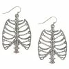 Spirit Halloween Skeleton Rib Cage Earrings