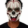 Spirit Halloween Vintage Scary Clown Half Mask