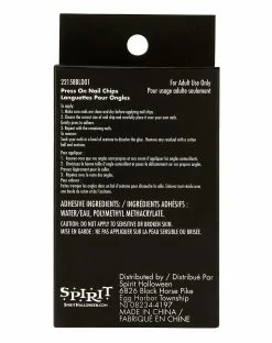 Spirit Halloween Black Widow Witch Press On Nails -Halloween ACCESSORIES store 01582337 d