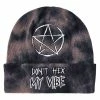 Spirit Halloween Don't Hex My Vibe Beanie