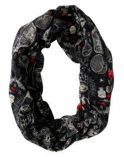 Spirit Halloween Skull Scarf