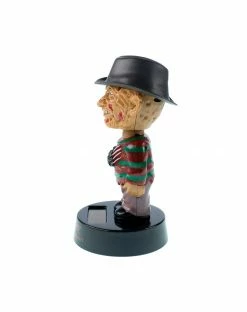 Spirit Halloween Freddy Krueger Solar-Powered Bobblehead - A Nightmare on Elm Street -Halloween ACCESSORIES store 01583806 c