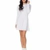 Spirit Halloween Adult White Long Sleeve Dress