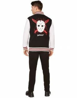 Spirit Halloween Adult Jason Voorhees Varsity Jacket - Friday the 13th -Halloween ACCESSORIES store 01587211 c
