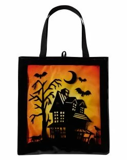 Spirit Halloween Haunted House Candy Window Tote Bag