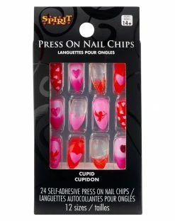 Spirit Halloween Cupid Press On Nails -Halloween ACCESSORIES store 01590082 c