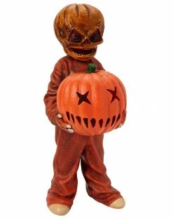 Spirit Halloween Light-Up Unmasked Sam Statue - Trick 'r Treat -Halloween ACCESSORIES store 01590710 d