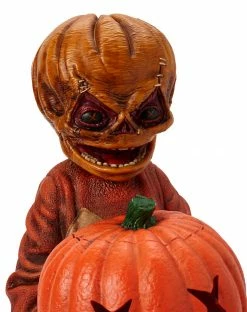 Spirit Halloween Light-Up Unmasked Sam Statue - Trick 'r Treat -Halloween ACCESSORIES store 01590710 e