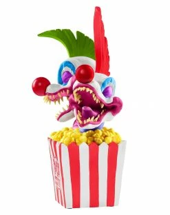 Spirit Halloween Light-Up Killer Klown Popcorn Statue - Killer Klowns from Outer Space -Halloween ACCESSORIES store 01590751 c