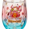 Spirit Halloween Popcorn Killer Klowns From Outer Space Stemless Wine Glass - 13 oz.