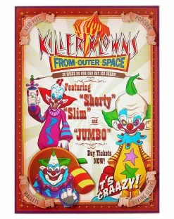 Spirit Halloween Killer Klowns from Outer Space Tabletop Sign
