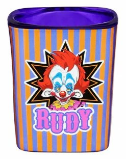 Spirit Halloween Killer Klowns from Outer Space Mini Glass Set 2 oz. - 4 Pack -Halloween ACCESSORIES store 01591130 c