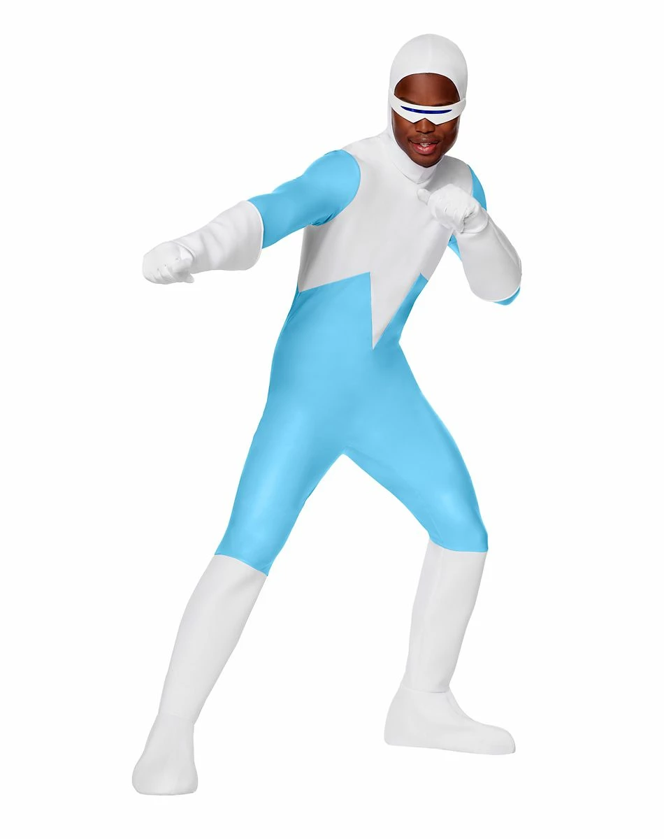 Spirit Halloween Adult Frozone Costume - The Incredibles 1 Spirit Halloween Adult Frozone Costume - The Incredibles