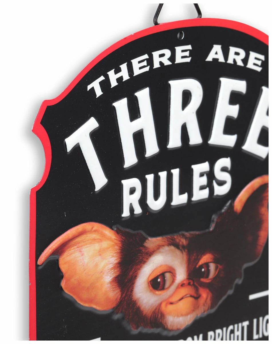 Spirit Halloween Three Rules Gizmo Sign - Gremlins 4 Spirit Halloween Three Rules Gizmo Sign - Gremlins - Image 4