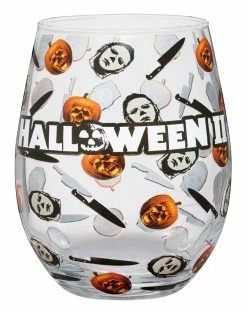 Spirit Halloween Michael Myers Knife Stemless Glass - Halloween