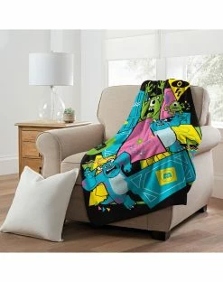 Spirit Halloween Monsters Inc. Fleece Blanket -Halloween ACCESSORIES store 01591866 b