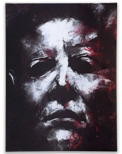 Spirit Halloween Michael Myers Mask Canvas - Halloween