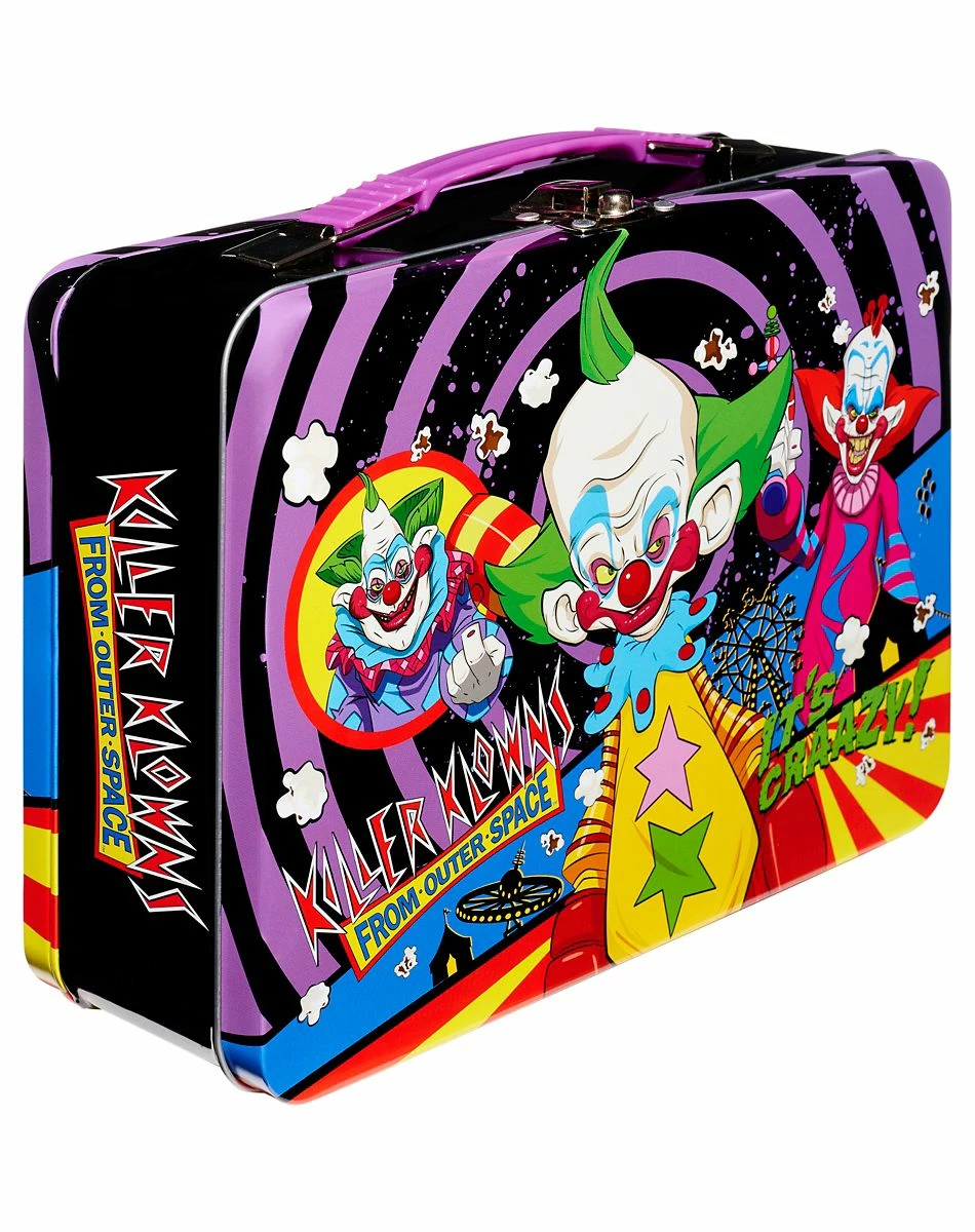 Spirit Halloween Killer Klowns From Outer Space Tin Lunch Box 2 Spirit Halloween Killer Klowns From Outer Space Tin Lunch Box - Image 2