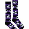 Spirit Halloween Jack Skellington Striped Knee High Socks - The Nightmare Before Christmas