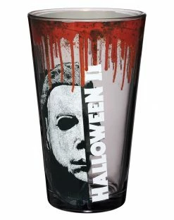 Spirit Halloween Michael Myers Pint Glasses 2 Pack - Halloween II -Halloween ACCESSORIES store 01594175 c