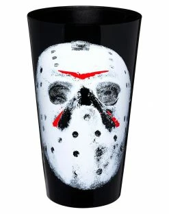 Spirit Halloween Jason Voorhees Pint Glasses 2 Pack - Friday the 13th -Halloween ACCESSORIES store 01594183 e