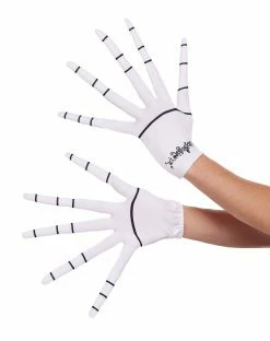 Spirit Halloween Jack Skellington Gloves - The Nightmare Before Christmas
