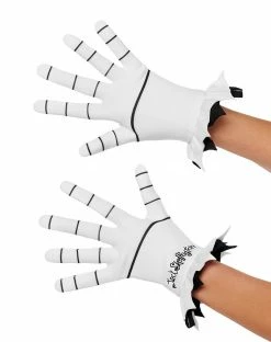 Spirit Halloween Ruffle Jack Skellington Gloves - The Nightmare Before Christmas