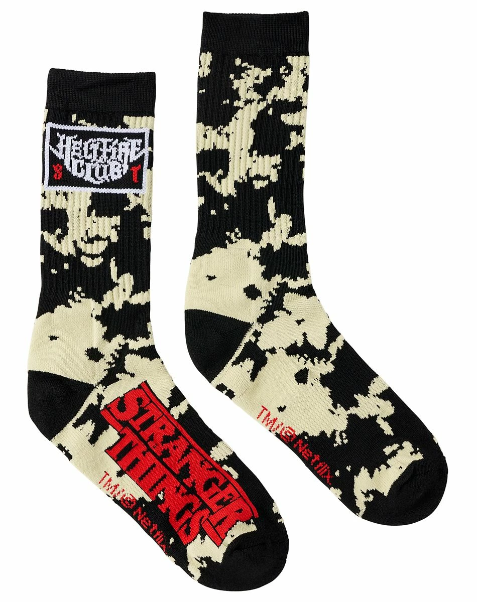 Spirit Halloween Helfire Club Crew Socks - Stranger Things 1 Spirit Halloween Helfire Club Crew Socks - Stranger Things