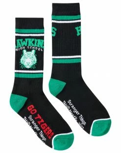 Spirit Halloween Go Tigers Crew Socks - Stranger Things