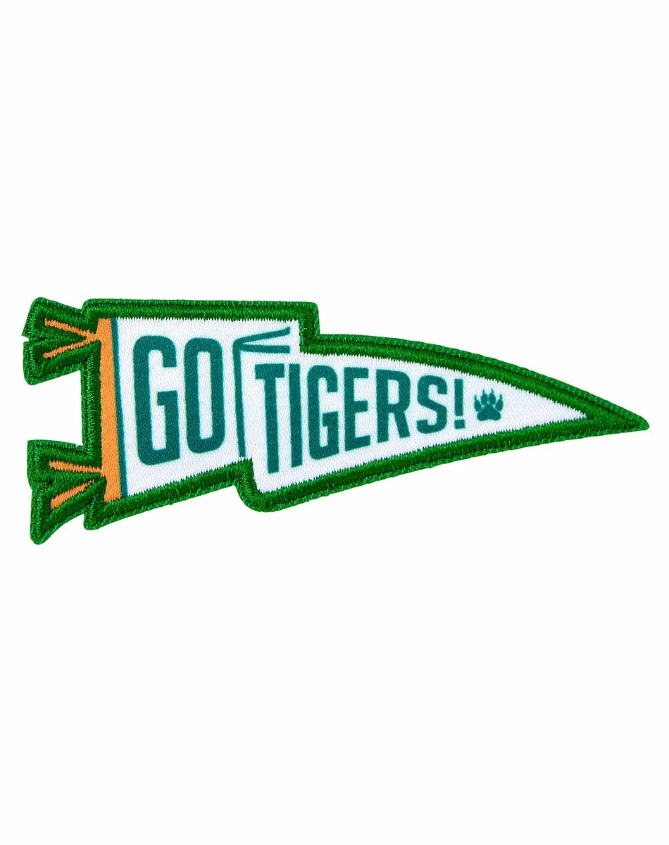 Spirit Halloween Go Tigers Pin and Patch Set - Stranger Things 2 Spirit Halloween Go Tigers Pin and Patch Set - Stranger Things - Image 2