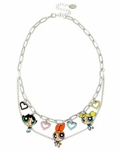 Spirit Halloween Powerpuff Girls Charm Chain Necklace