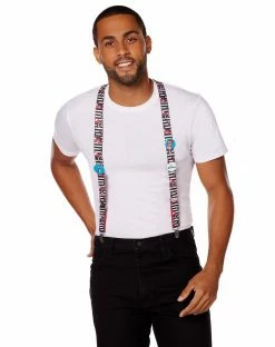 Spirit Halloween Cat In The Hat Suspenders - Dr. Seuss