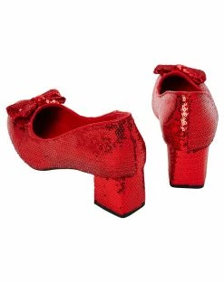 Spirit Halloween Ruby Slipper Sequin Heels - The Wizard of Oz -Halloween ACCESSORIES store 01597004 b