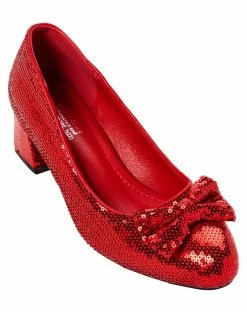 Spirit Halloween Ruby Slipper Sequin Heels - The Wizard of Oz -Halloween ACCESSORIES store 01597004 c
