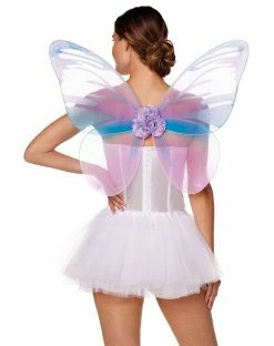 Spirit Halloween Blue and Pink Butterfly Wings