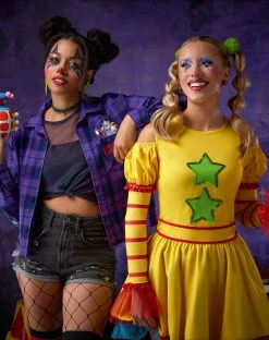 Spirit Halloween Adult Killer Klowns from Outer Space Flannel Shirt -Halloween ACCESSORIES store 01597632 c