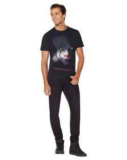 Spirit Halloween Hi Georgie Pennywise T Shirt - It 5 Spirit Halloween Hi Georgie Pennywise T Shirt - It -Halloween ACCESSORIES store 01598119 c