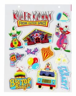 Spirit Halloween Killer Klowns from Outer Space Gel Clings - 2 Pack -Halloween ACCESSORIES store 01598283 c