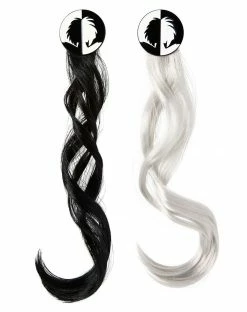 Spirit Halloween Cruella Faux Hair Clips Set - Disney Cruella