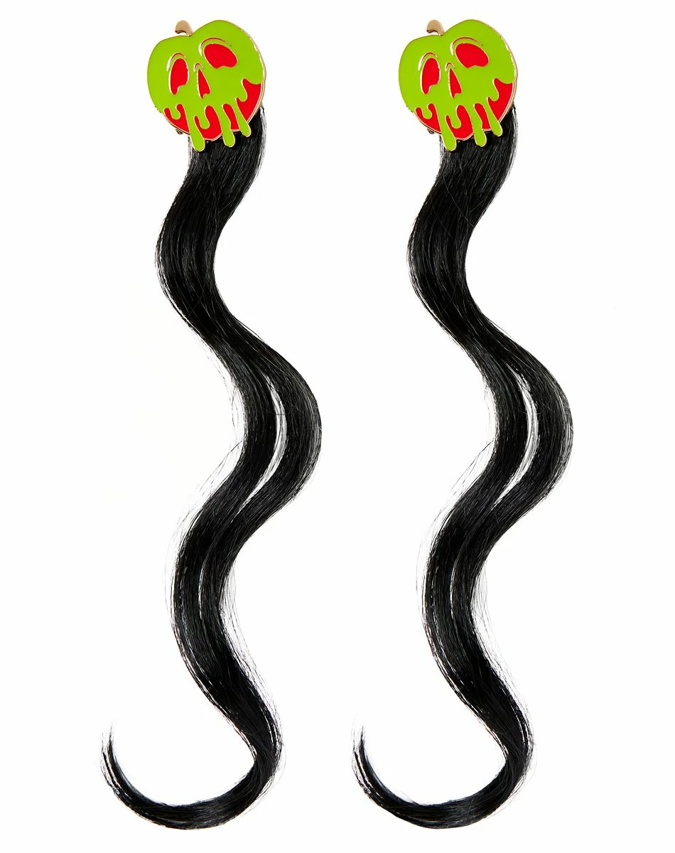 Spirit Halloween Evil Queen Faux Hair Clip Set - Disney Villains 1 Spirit Halloween Evil Queen Faux Hair Clip Set - Disney Villains