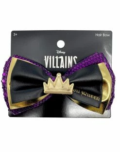 Spirit Halloween Evil Queen Hair Bow - Disney Villains